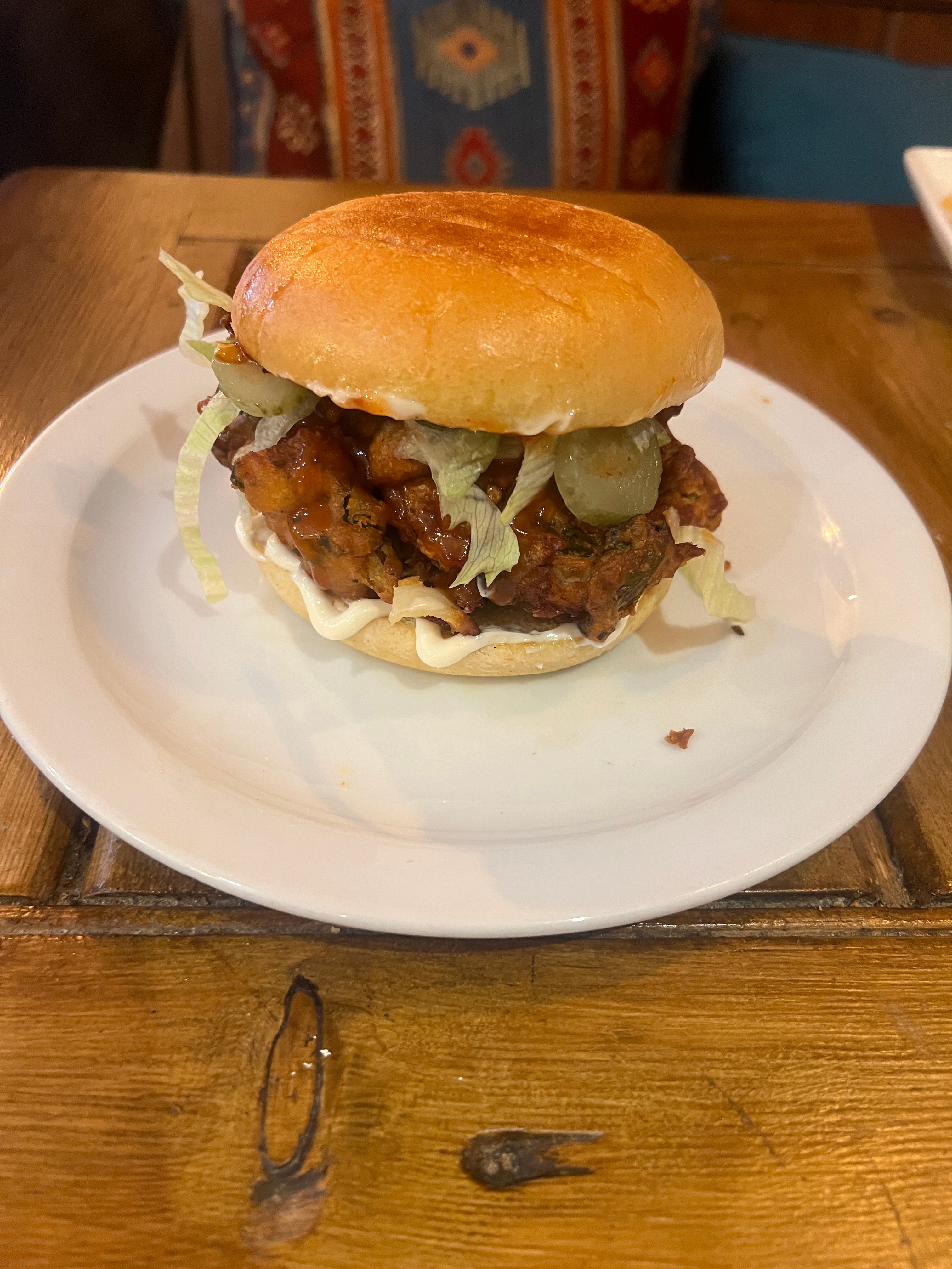 Veg Pakora Burger