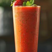 fresh strawberry juice