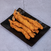 Golden Fried Prawns