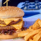 Double Beef Burger Combo