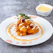 Crispy Fried Prawns with Loomi