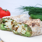 Halloumi Pesto Wrap