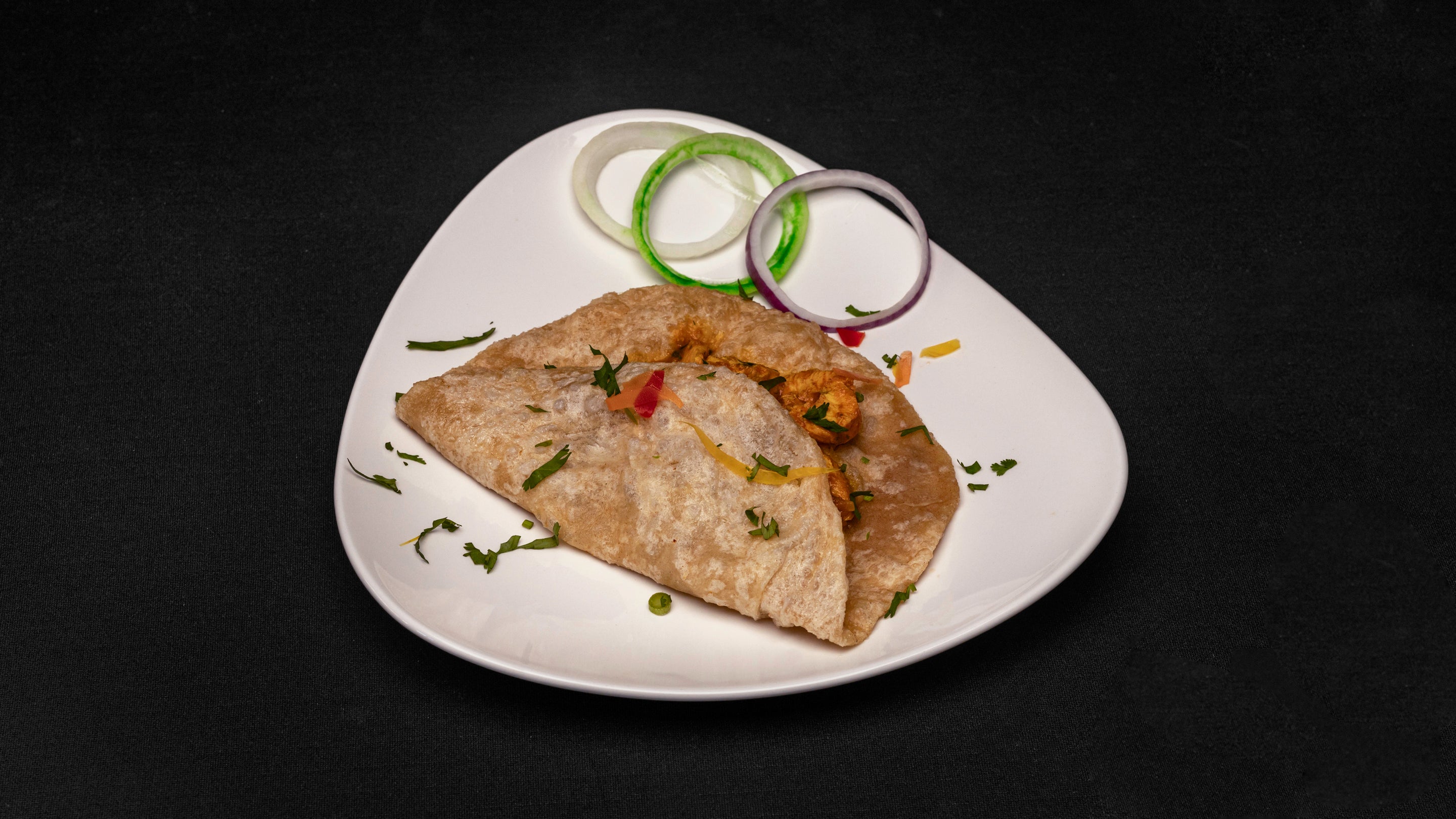 Chicken Chaat on Puri