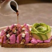 Beetroot Avocado Toast
