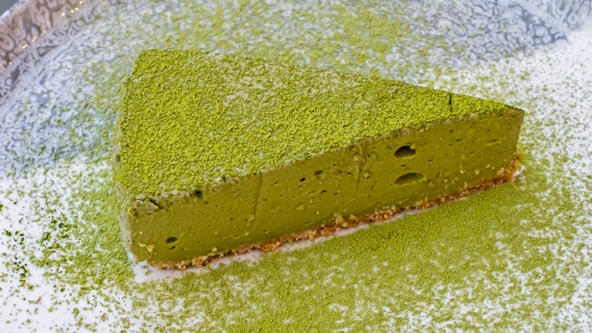 No-Bake Matcha Cheesecake