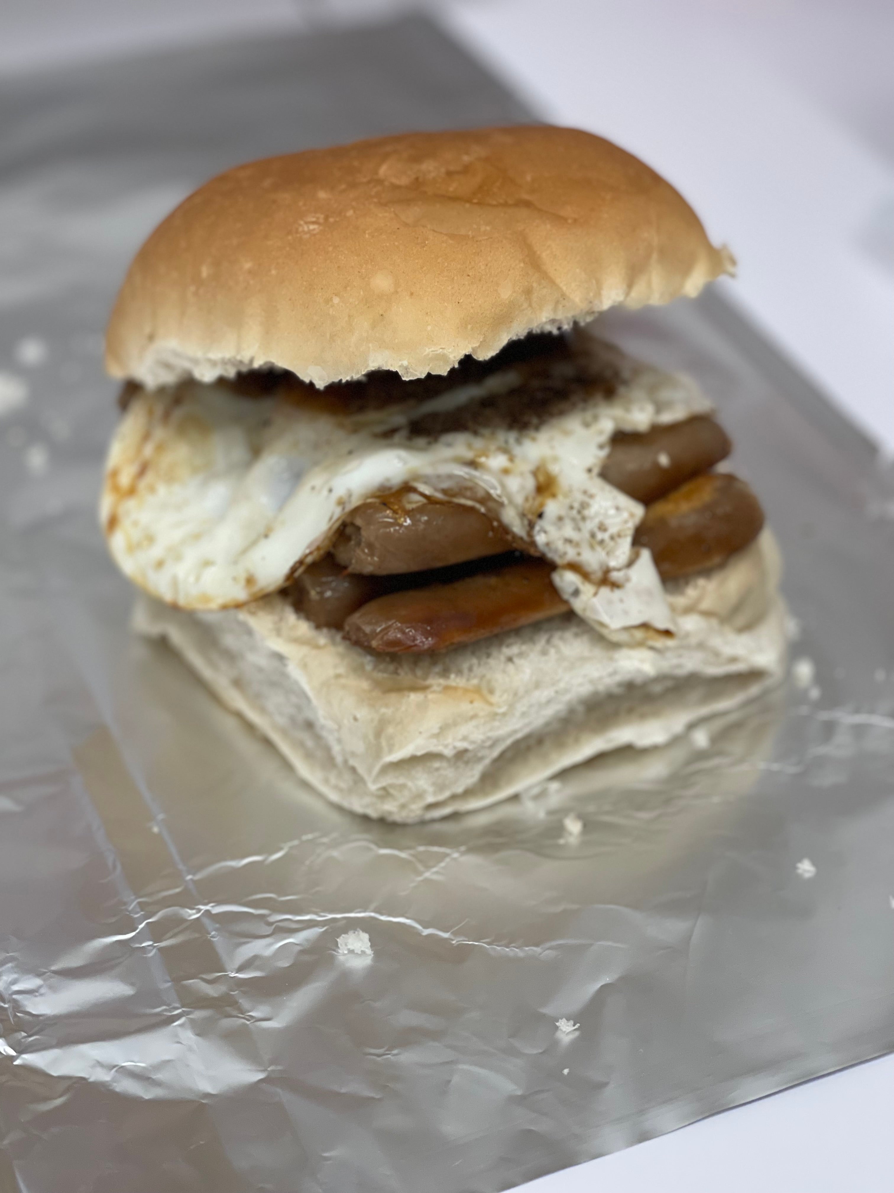 Large Sausage and Egg Cob