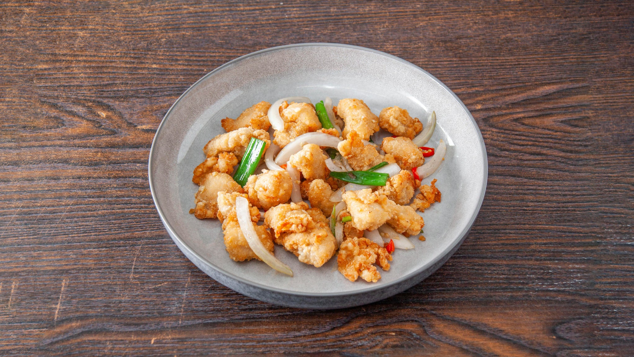 Spicy Chicken with Peppercorn Salt ��