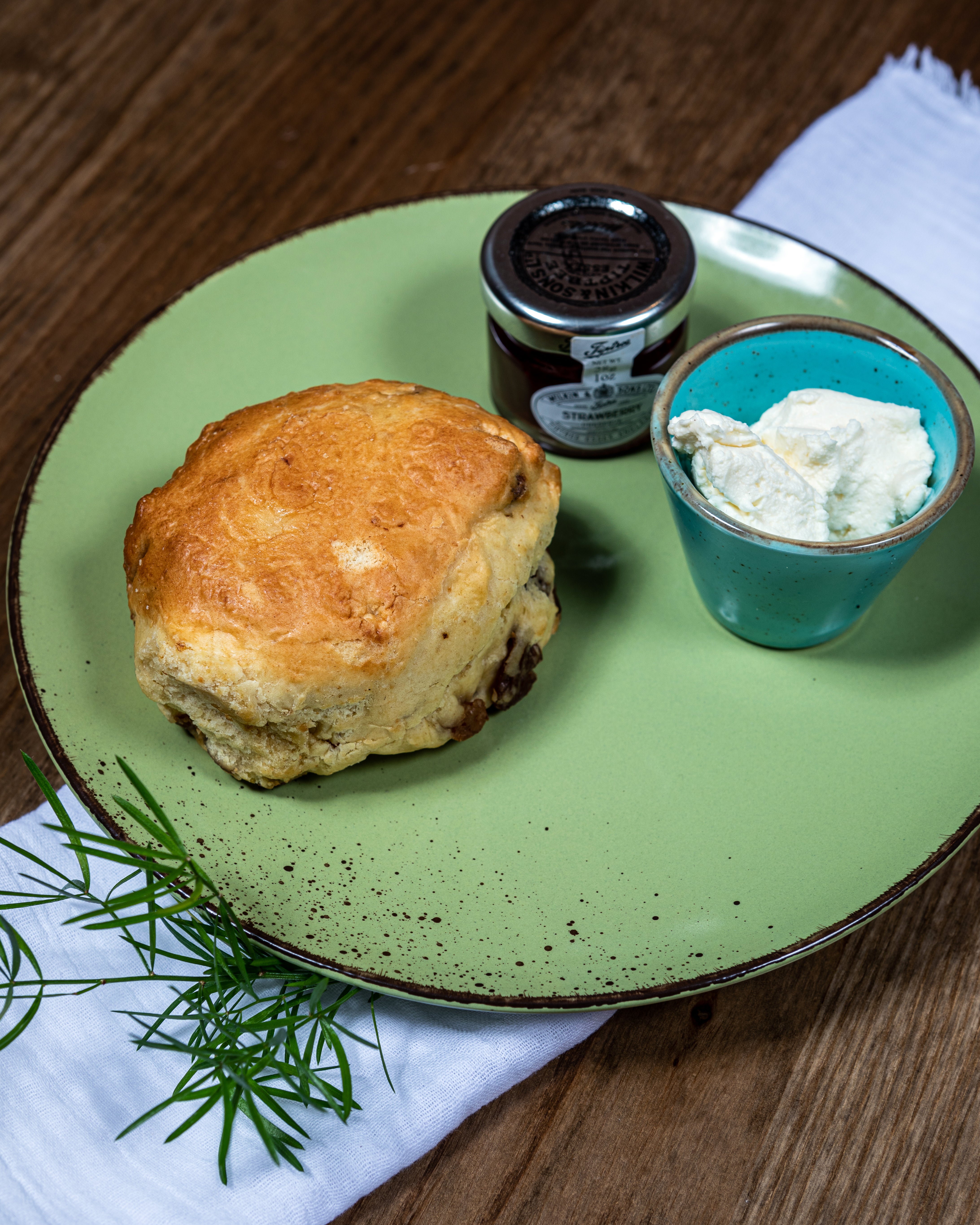 Freshly baked scone
