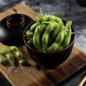 Edamame (Boiled Soy Beans With Salt Seasoning) (V)
