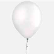 White Helium Balloon