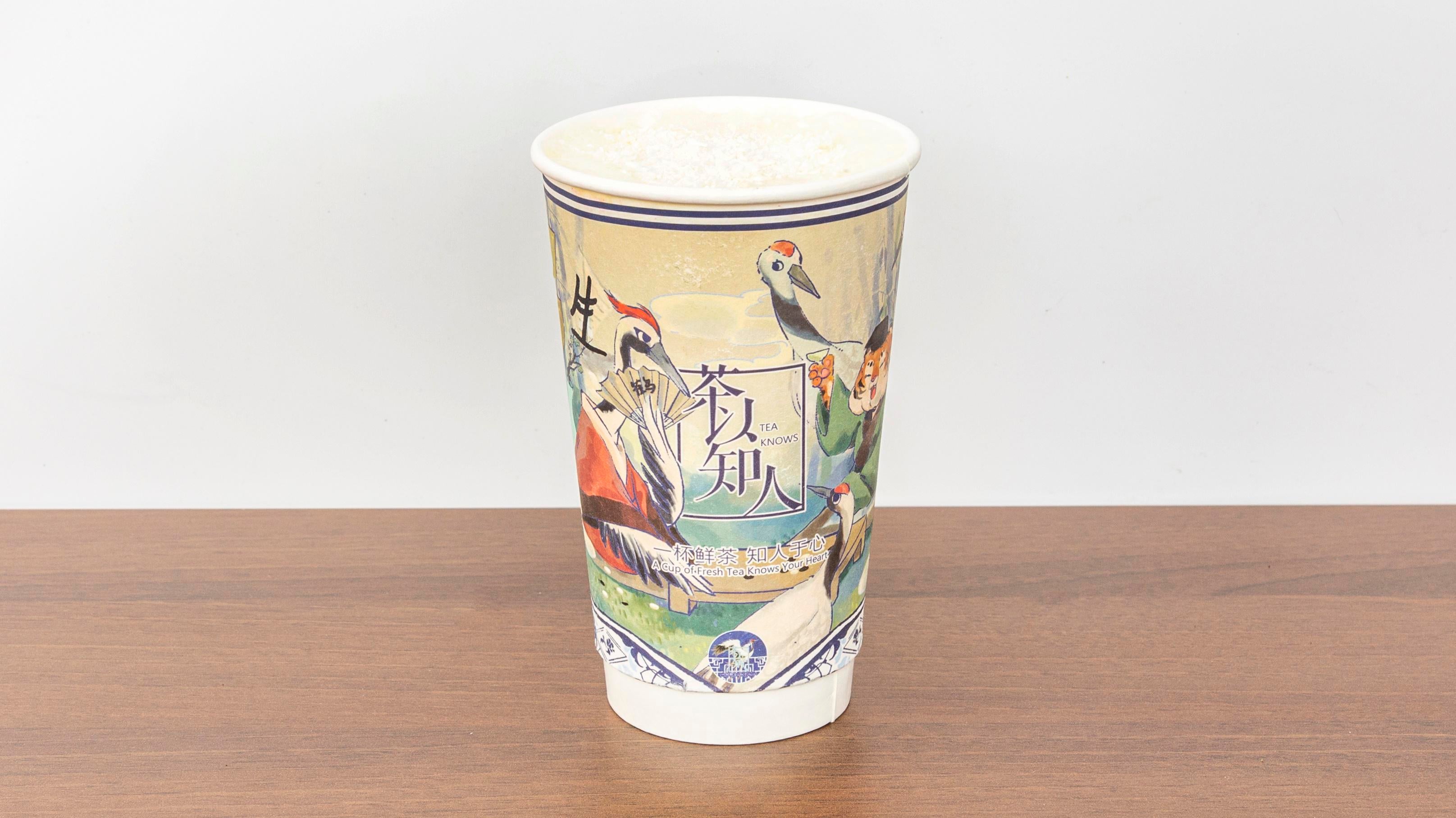 Coconut Milk with Orchid Tea 山兰生椰