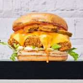 Flying Buffalo Chicken Burger