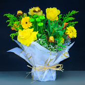 Fresh Color Yellow Flower Bouquet
