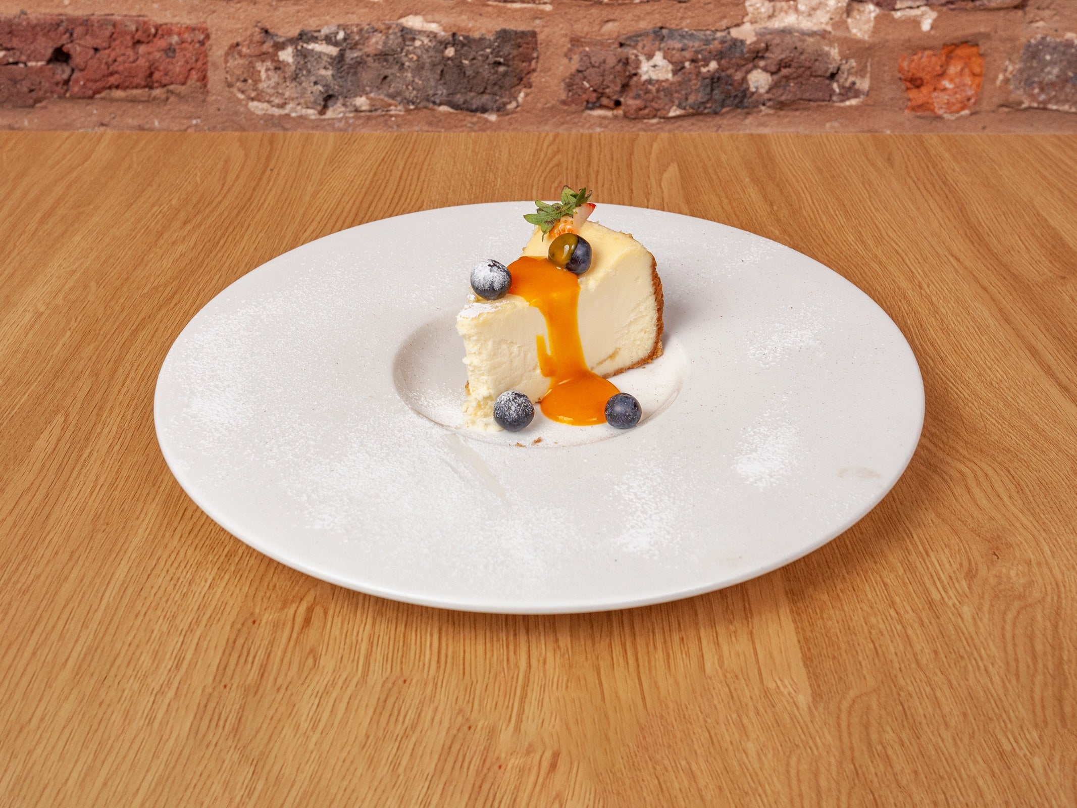 Mango and Passion Fruit Cheesecake