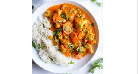 Vegan Chicken Tikka & Rice (ve)