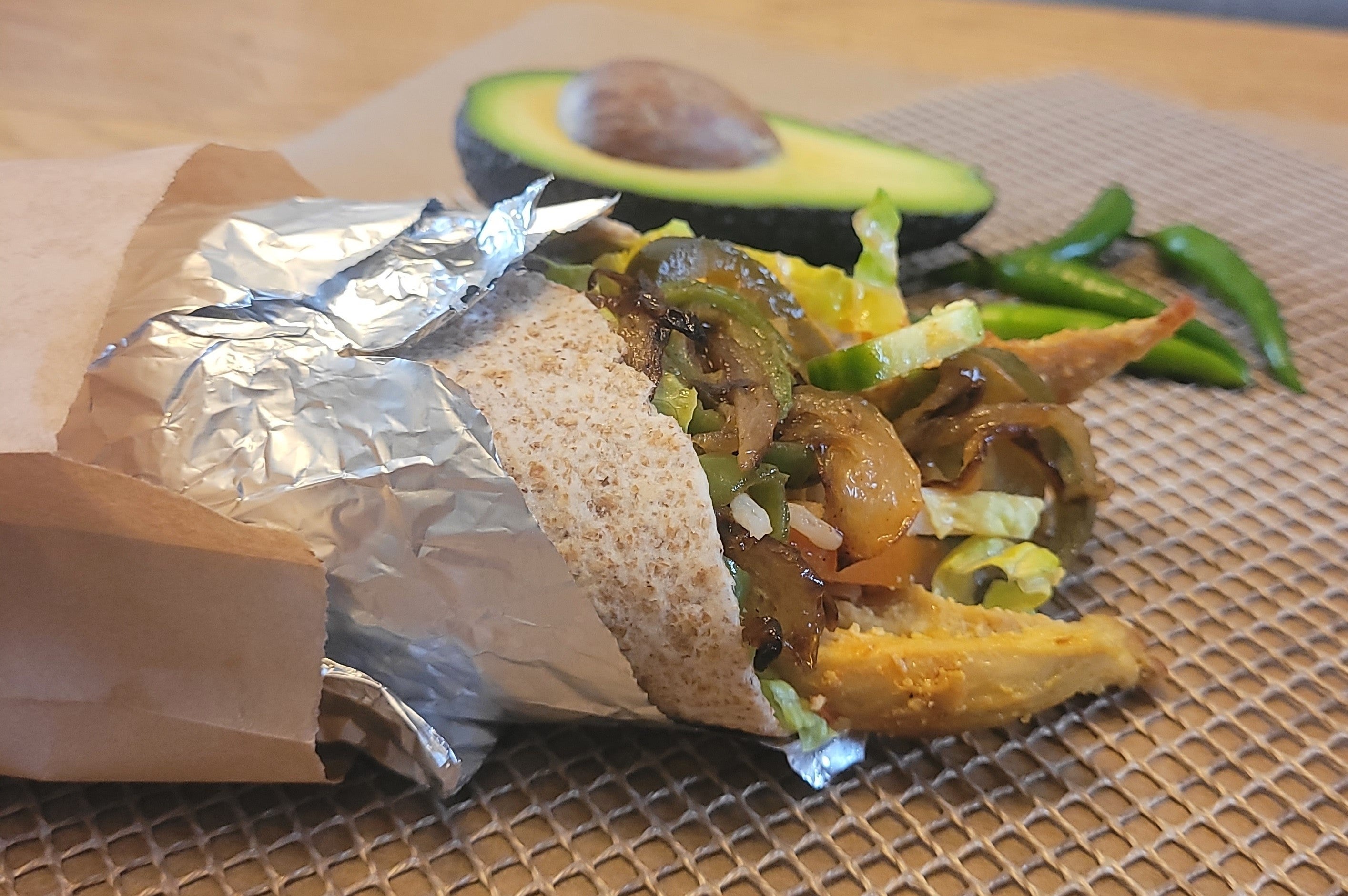 Fajita Chicken Wrap (Burrito)