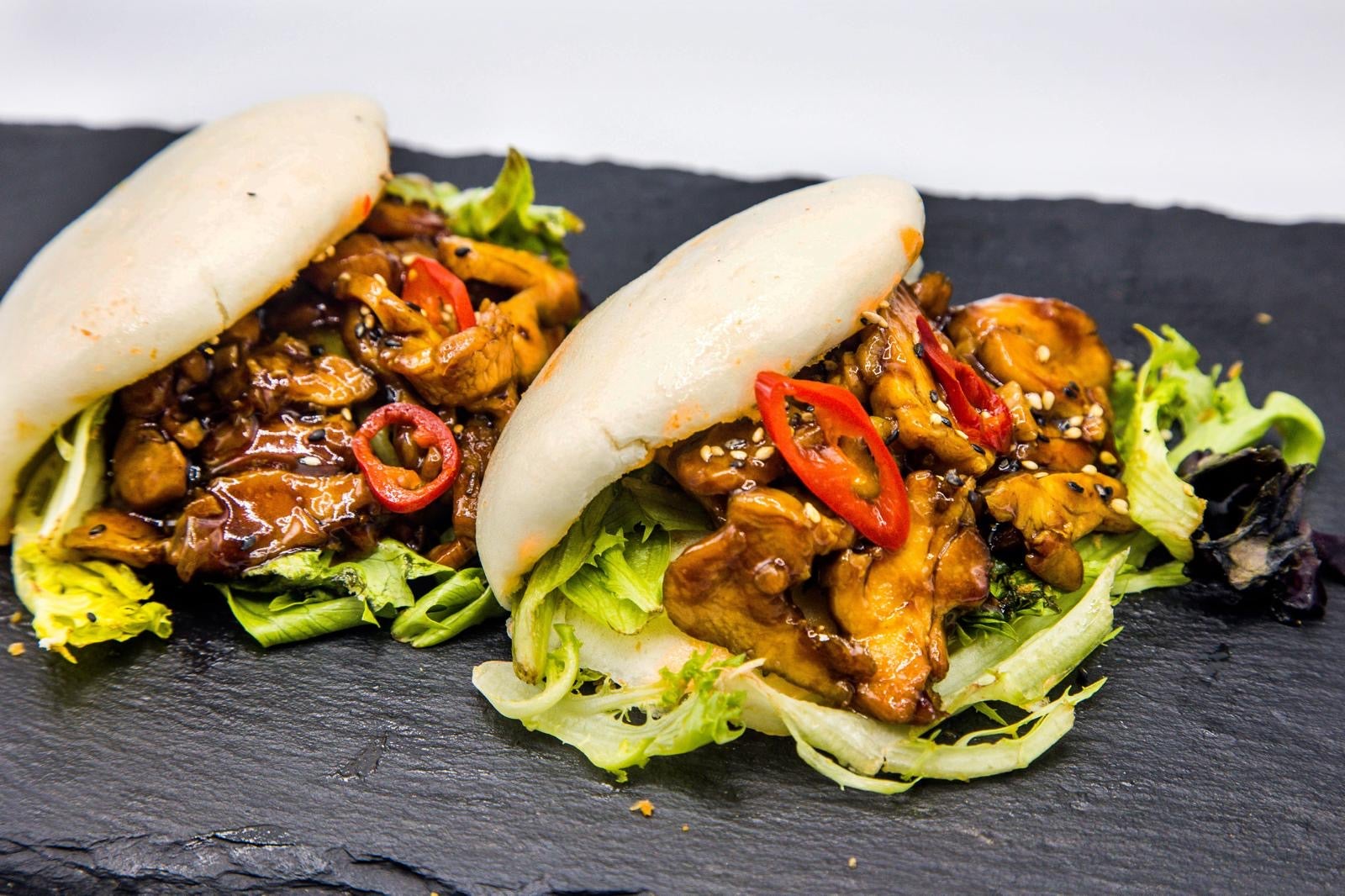 • Chicken teriyaki bao buns