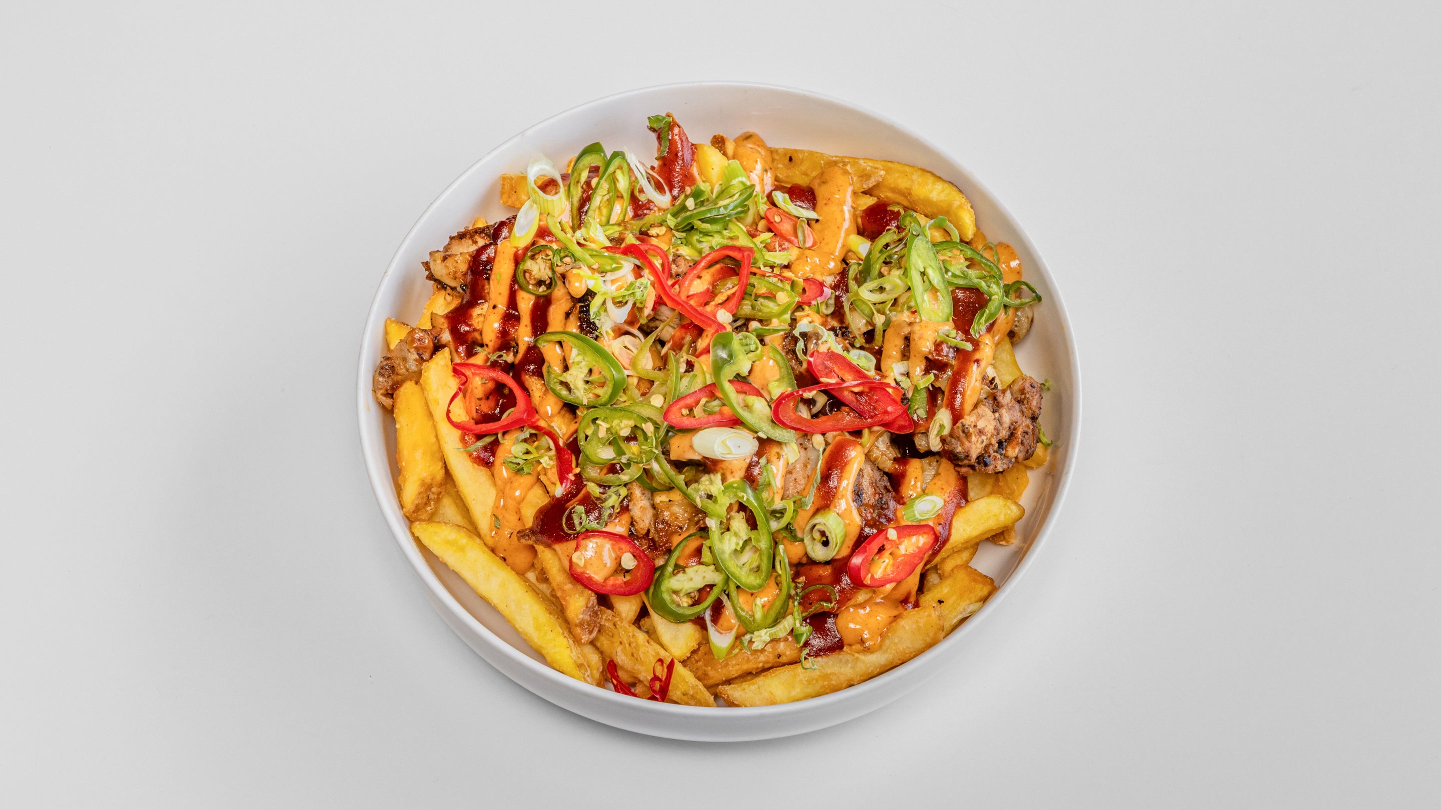 Jerk Chicken Loaded Fries