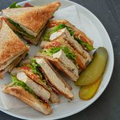 Tikka Club Sandwich