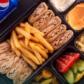 Arabic Shawarma Combo Meal, For 2 Person.