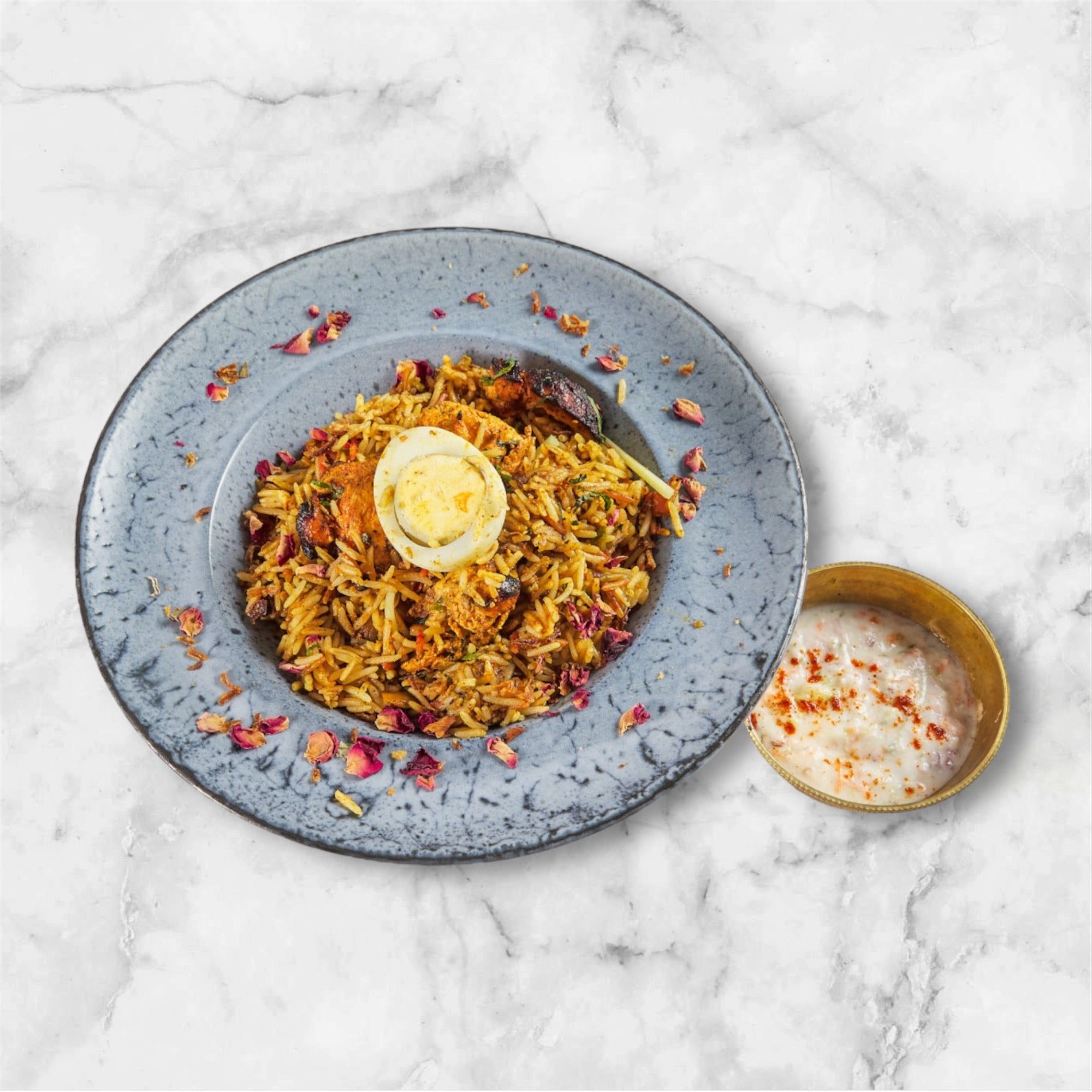 Lucknowi Chicken Biryani - Mombatti Special