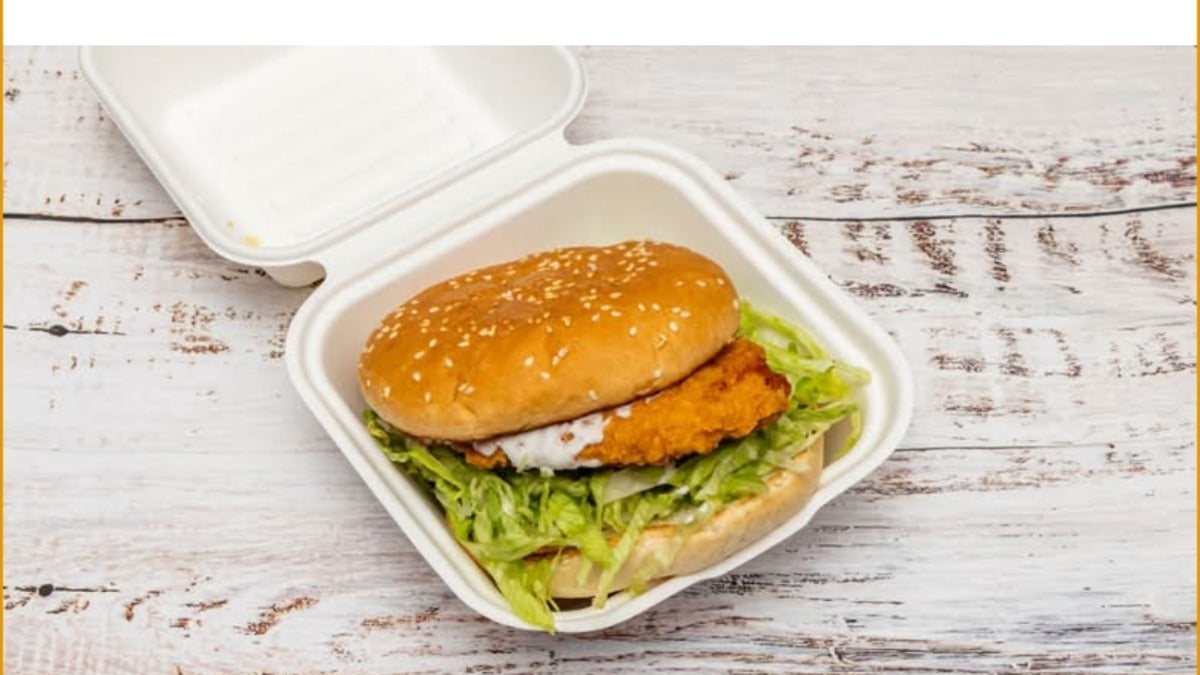 Chicken Fillet Burger with Cheese