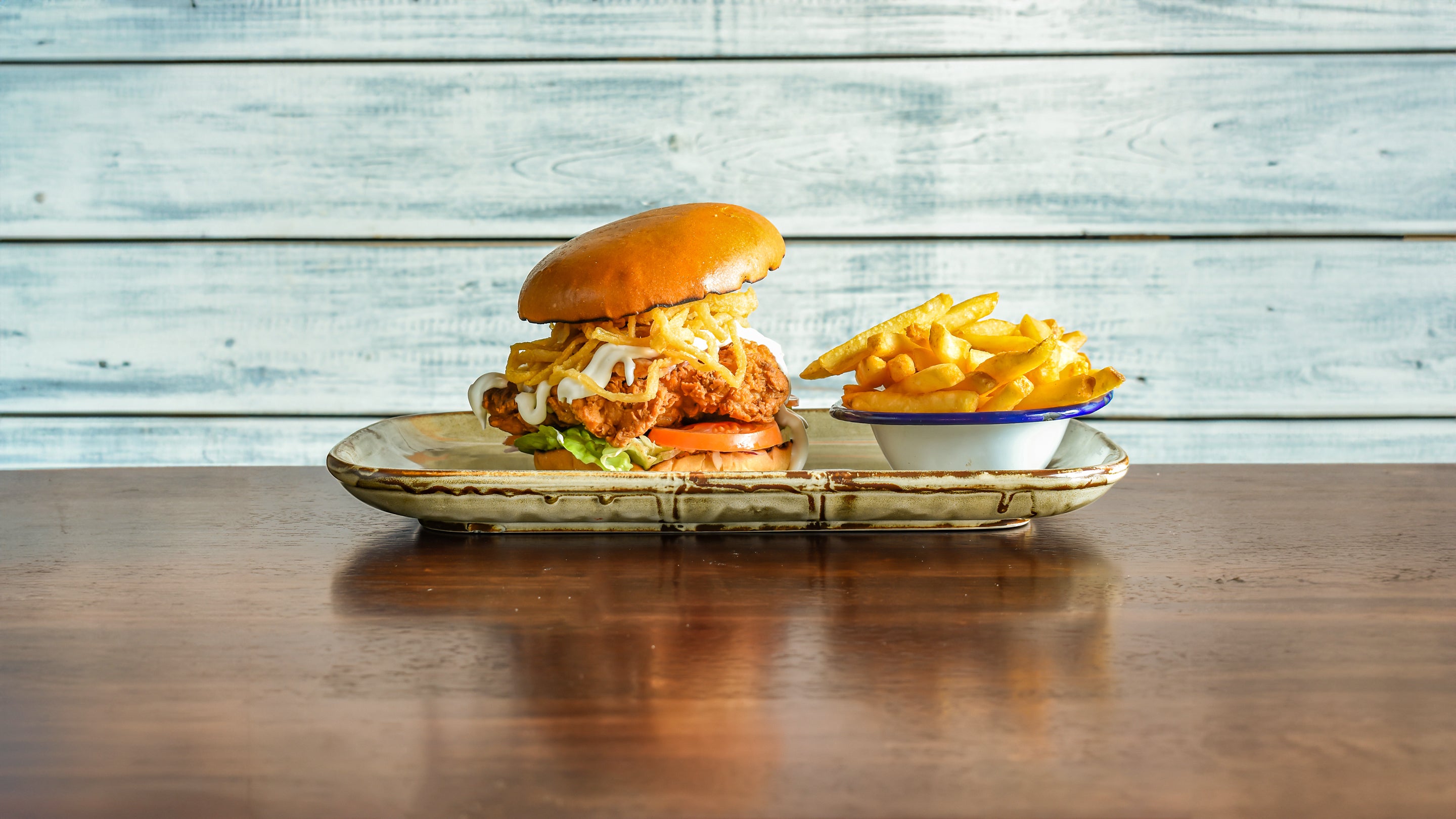 The Fenway Chicken Burger