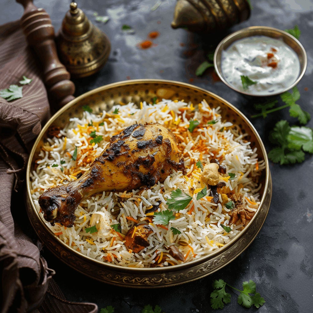 Chicken Bone In Biryani