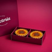 Victoria Double Box (Cream Brulee)