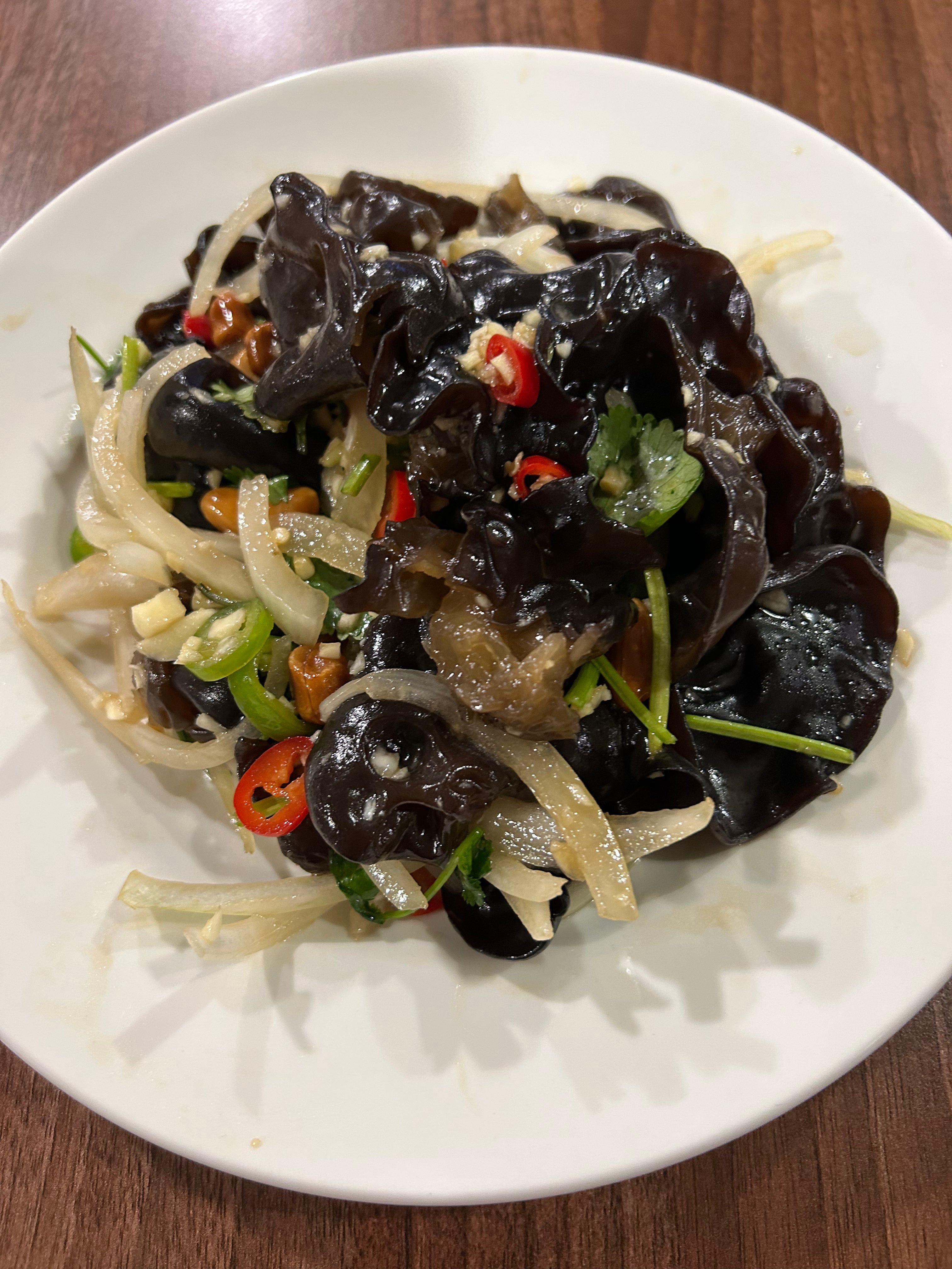 凉拌黑木耳 Wood Ear Fungus Salad