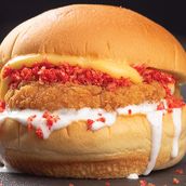 Chicken Cheetos Burger