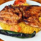 Charcoal Grilled Chicken Rice