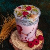 Ceylon Falooda with Vanilla Ice Cream
