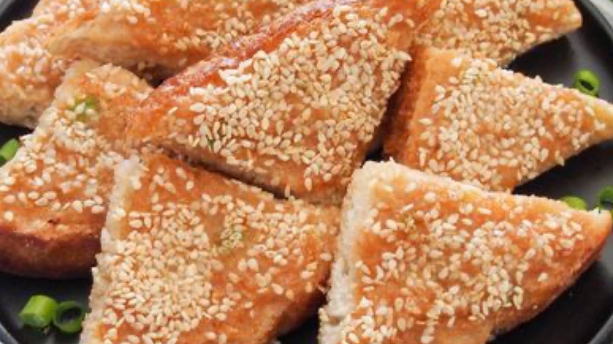 虾多士(6块)  Prawn Toast (6 pieces)
