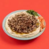 Hummus Plate With Meat