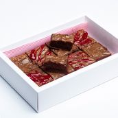 Fudgy brownies - box of 9 pieces