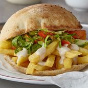 French fries sandwich