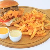 Big Tasty chicken crispy burger Mushroom Sauce