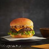 Caramelized Onion Cheese Burger