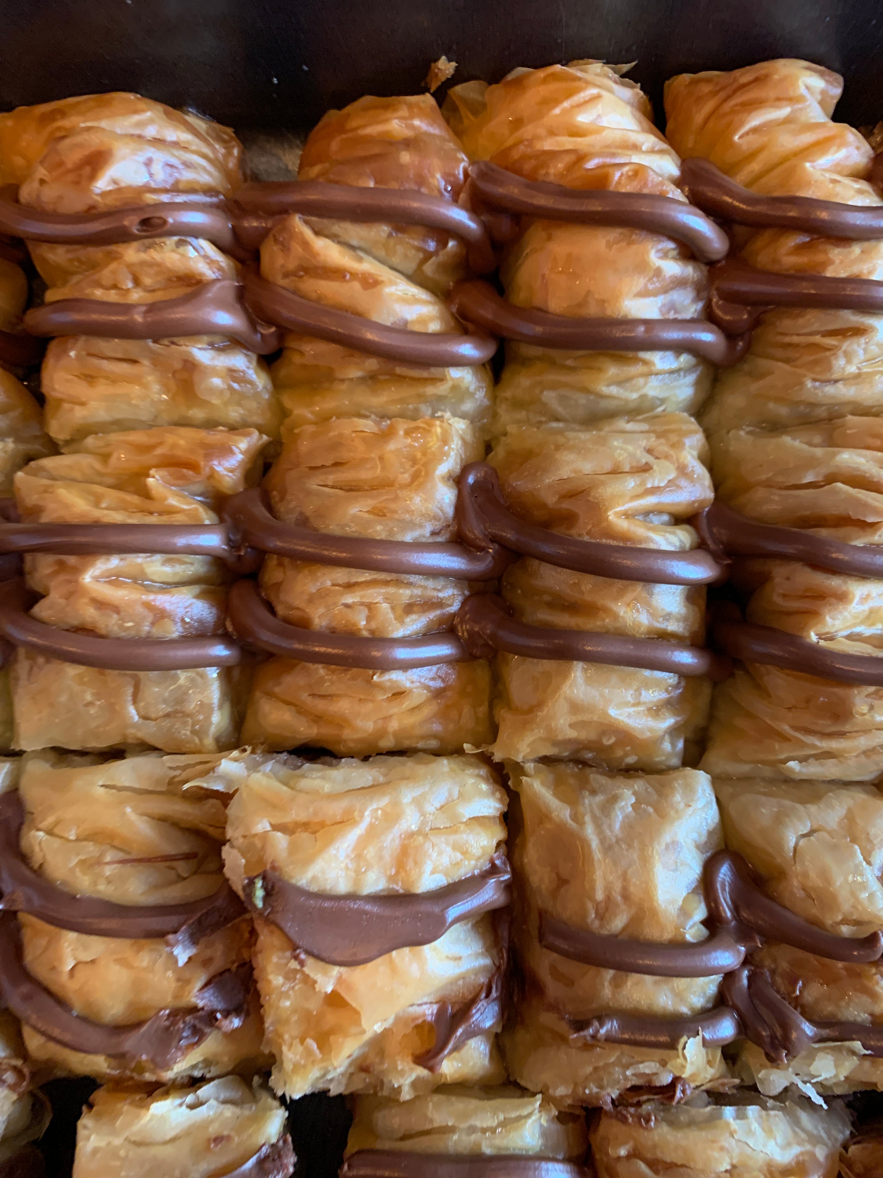 Chocolate and Walnut Baklava