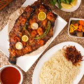 Grilled Seabaas With Rice