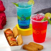 2 mojito + mini lotus pancakes