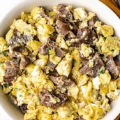 Eggs with Meat