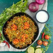 Prawn Tikka Biryani