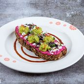Chammi Beetroot Toast