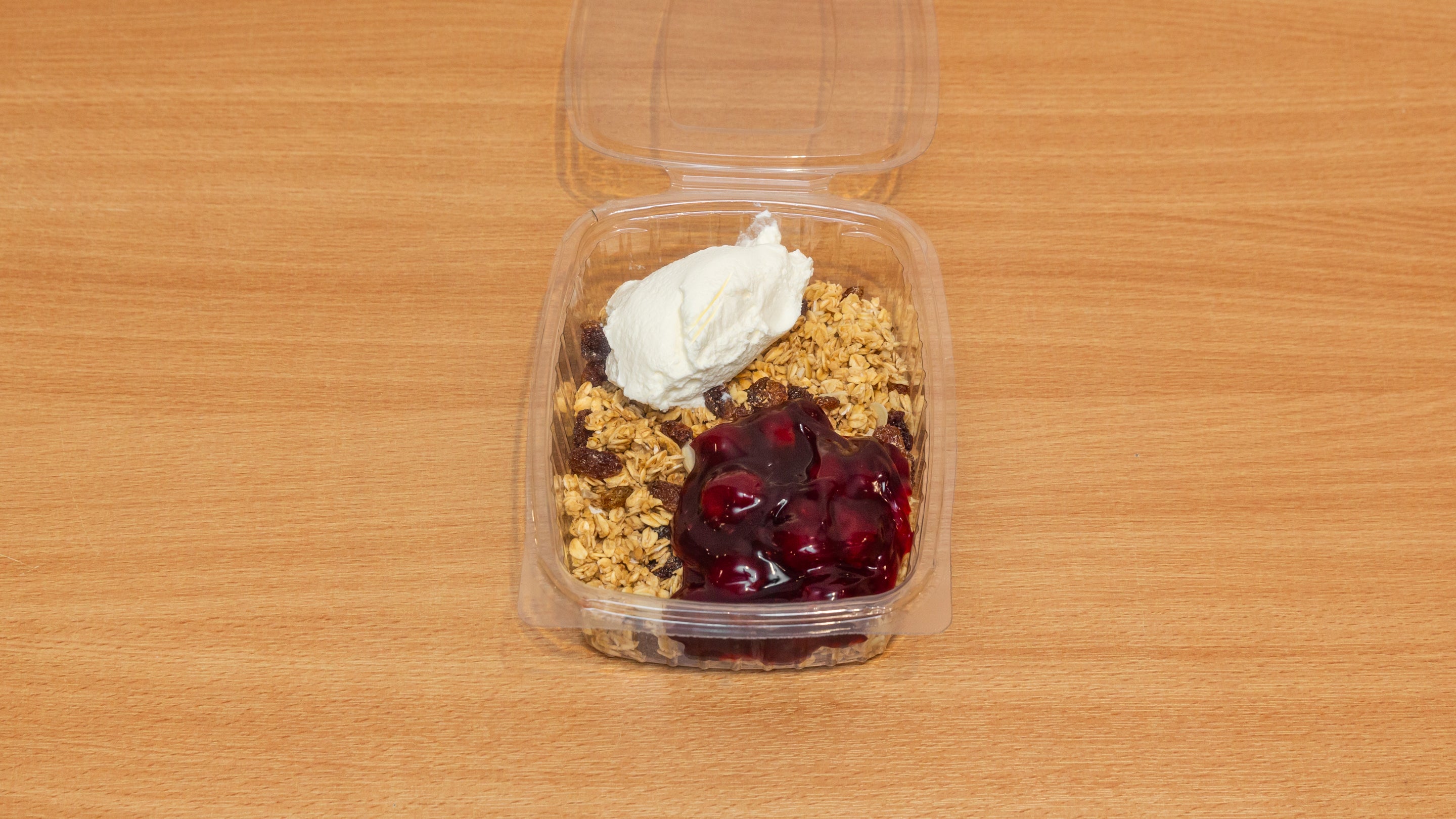 Granola, Yogurt and Cherry Topping