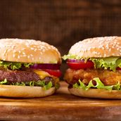 Chicken or Beef Burger