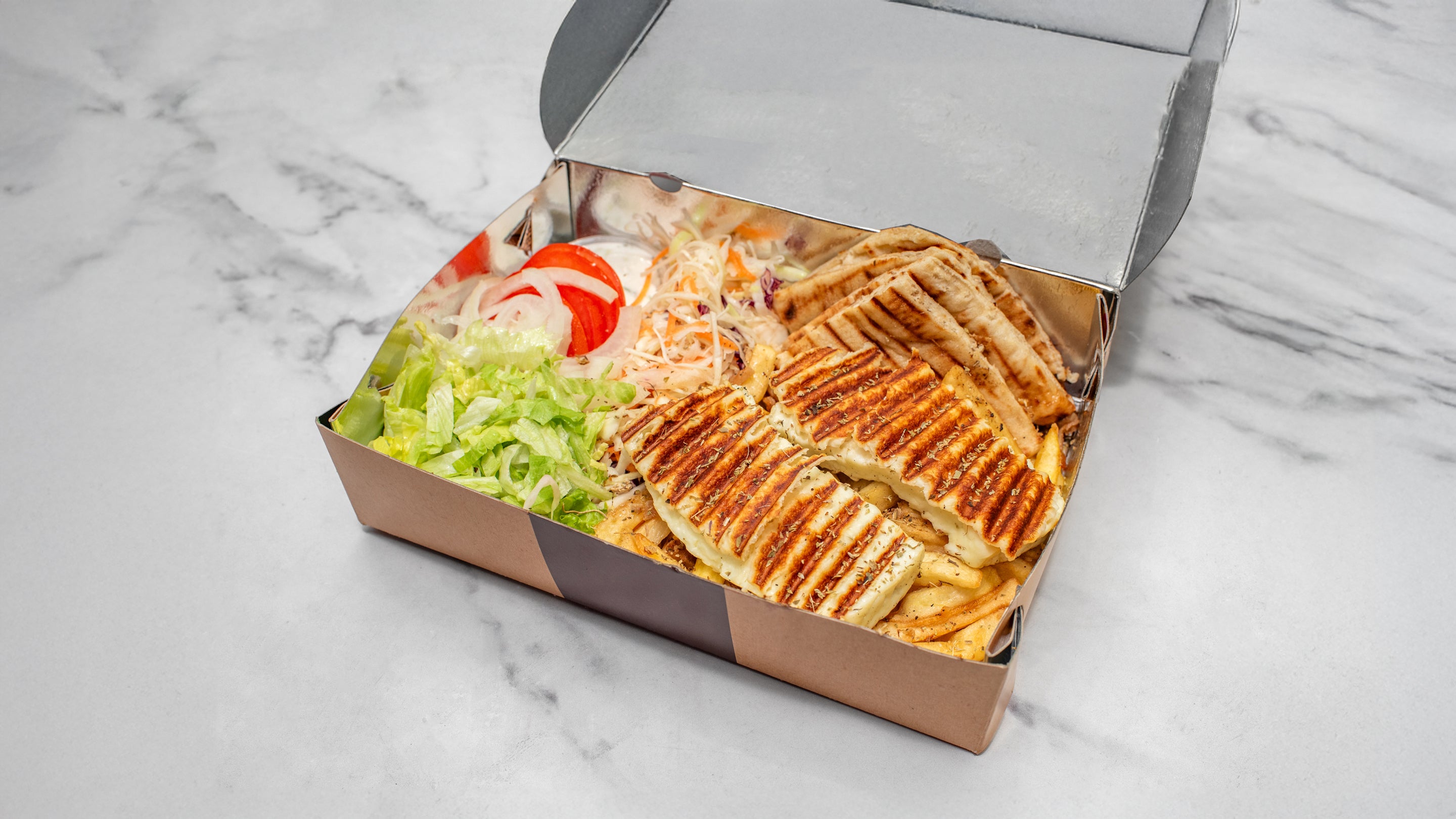 Halloumi Box Meal