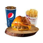 Tasty Camel Meat Burger Meal