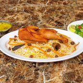 Half Mandi Chicken With Rice